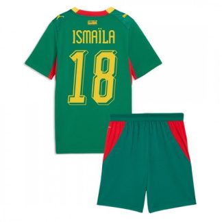 Senegal VM 2026 Bortaställ Barn Ismaïla Sarr 18 Fotbollskit
