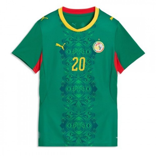 Senegal VM 2026 Bortatröja Habib Diallo 20 Dam Fotbollströja