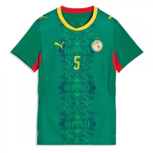 Senegal VM 2026 Bortatröja Idrissa Gueye 5 Dam Fotbollströja