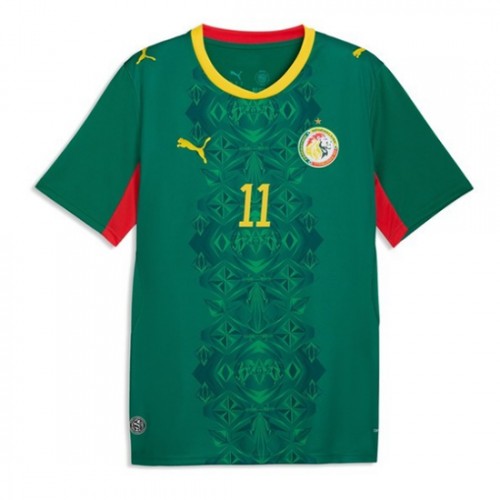 Senegal VM 2026 Bortatröja Nicolas Jackson 11 Herr Fotbollströja