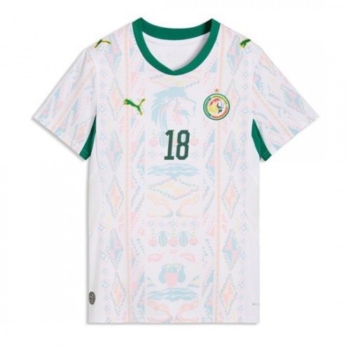 Senegal VM 2026 Hemmatröja Ismaïla Sarr 18 Dam Fotbollströja