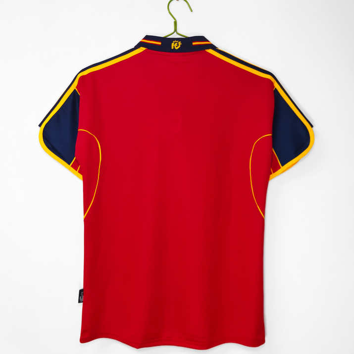 Spanien 2000 Hemmatröja Retro Herr Fotbollströja