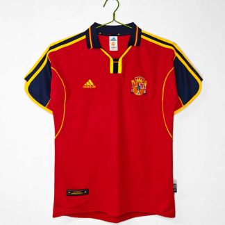 Spanien 2000 Hemmatröja Retro Herr Fotbollströja