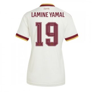 Spanien Bortatröja VM 2026 Lamine Yamal 19 Dam Fotbollströja