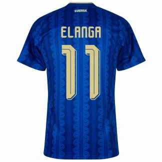 Sverige Bortatröja VM 2026 Anthony Elanga 11 Herr Fotbollströja