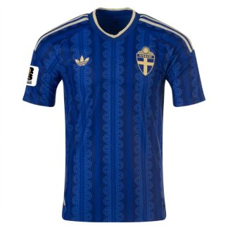 Sverige Bortatröja VM 2026 Herr – Fotbollströja med VM-Patch