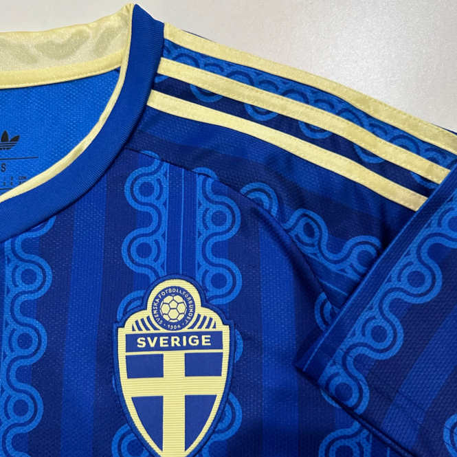 Sverige Bortatröja VM 2026 Herr Replica Fotbollströja