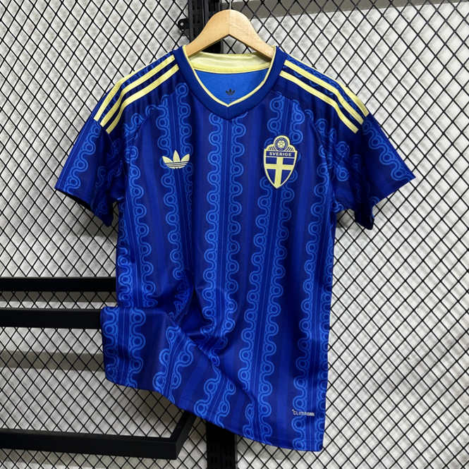Sverige Bortatröja VM 2026 Herr Replica Fotbollströja