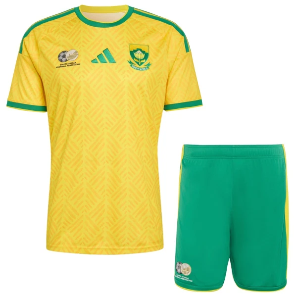 Sydafrika Hemmaställ VM 2026 Barn Fotbollskit (Tröja + Shorts)