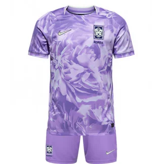 Sydkorea Bortaställ VM 2026 Barn - Fotbollsset (Tröja + Shorts)