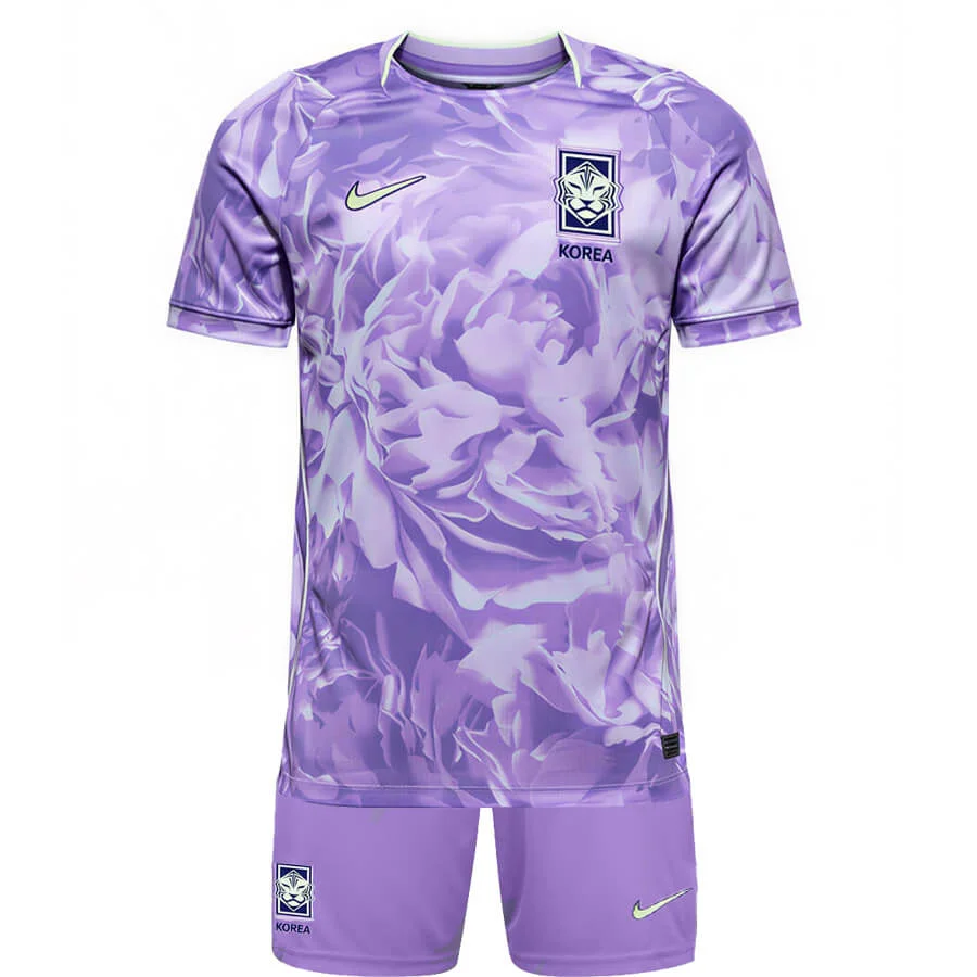 Sydkorea Bortaställ VM 2026 Barn - Fotbollsset (Tröja + Shorts)