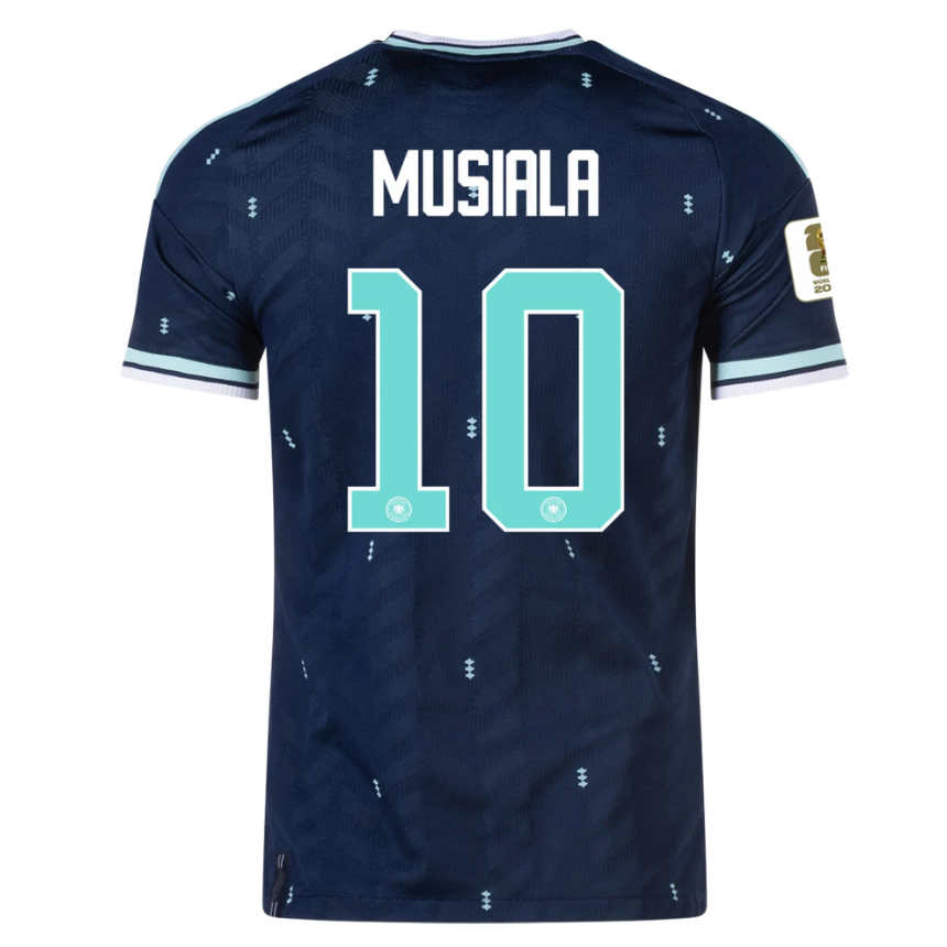 Tyskland Bortatröja VM 2026 Herr – Jamal Musiala 10 Fotbollströja (Med VM 2026-märke)