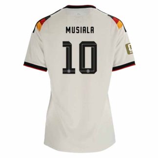 Tyskland Hemmatröja VM 2026 Dam – Jamal Musiala 10 Fotbollströja (Med VM 2026-märke)