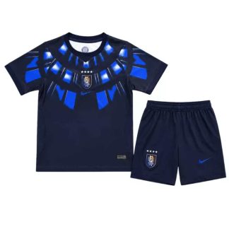 Uruguay Bortaställ VM 2026 Barn Fotbollskit (Tröja + Shorts)