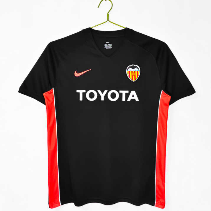 Valencia CF 2006/07 Bortatröja Retro Herr Fotbollströja