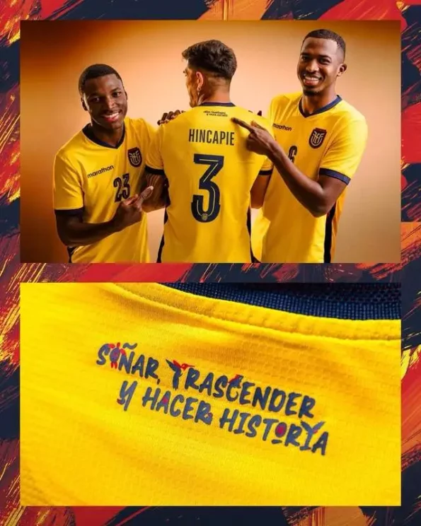 Ecuadors tröja för VM 2026