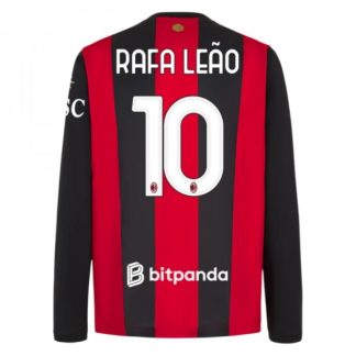 AC Milan Hemmatröja 2026/27 Rafa Leão 10 Herr Långärmad Fotbollströja