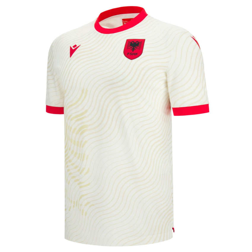 Albanien Bortatröja 2026/27 Herr Kortärmad Fotbollströja