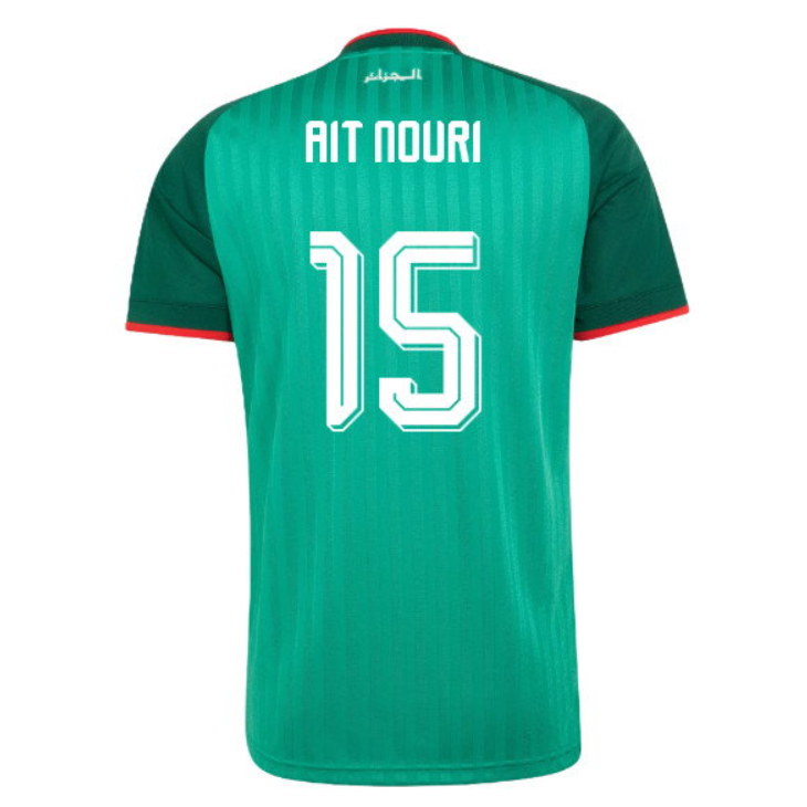 Algeriet Bortatröja VM 2026 Rayan Aït-Nouri 15 Herr Fotbollströja