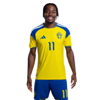 Anthony Elanga 11 – Sverige VM 2026 Hemmaställ Fotbollströja Herr