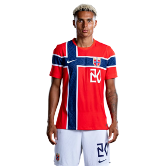Antonio Nusa 20 Norge VM 2026 Hemmaställ Herr Fotbollströja med Shorts