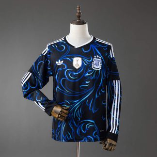 Argentina VM 2026 Bortatröja Långärmad Fotbollströja Herr