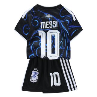 Argentina VM 2026 Bortatröja Lionel Messi 10 Barn Fotbollsset Tröja och Shorts