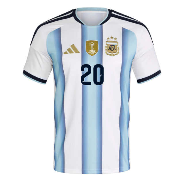 Argentina VM 2026 Hemmatröja Alexis Mac Allister 20 Herr Fotbollströja