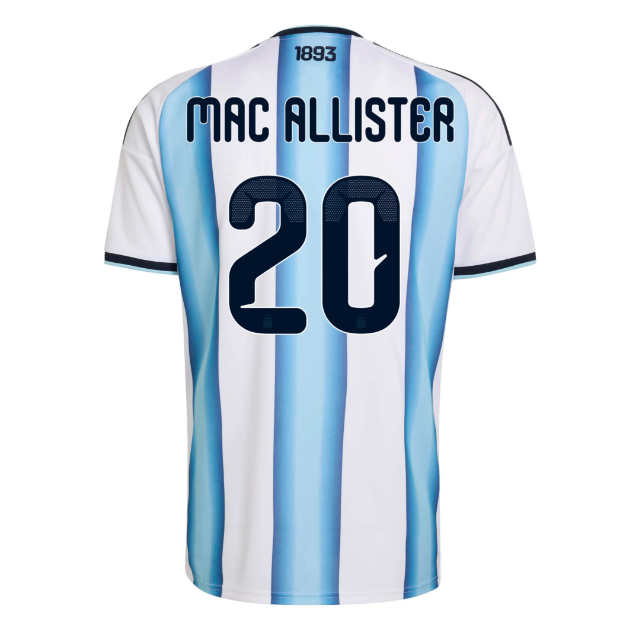 Argentina VM 2026 Hemmatröja Alexis Mac Allister 20 Herr Fotbollströja
