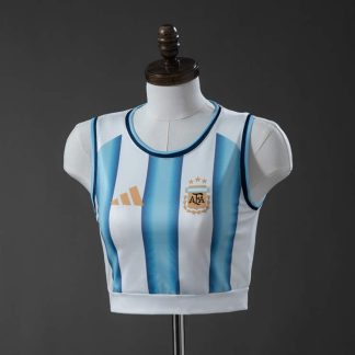 Argentina VM 2026 Hemmatröja Dam Crop Top Fotbollslinne