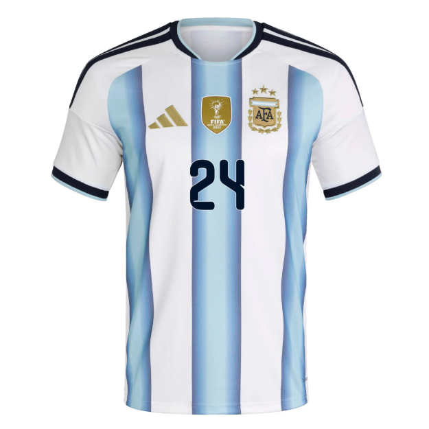 Argentina VM 2026 Hemmatröja Enzo Fernández 24 Herr Fotbollströja