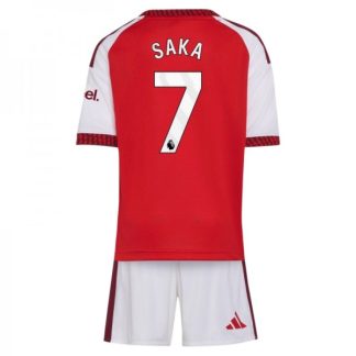Arsenal Hemmaställ 2026/27 Barn Bukayo Saka 7 Fotbollsset Tröja och Shorts
