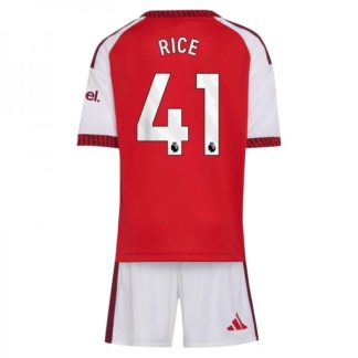 Arsenal Hemmaställ 2026/27 Barn Declan Rice 41 Fotbollsset Tröja och Shorts