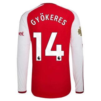 Arsenal Hemmatröja 2026/27 Viktor Gyökeres 14 Herr Långärmad Fotbollströja