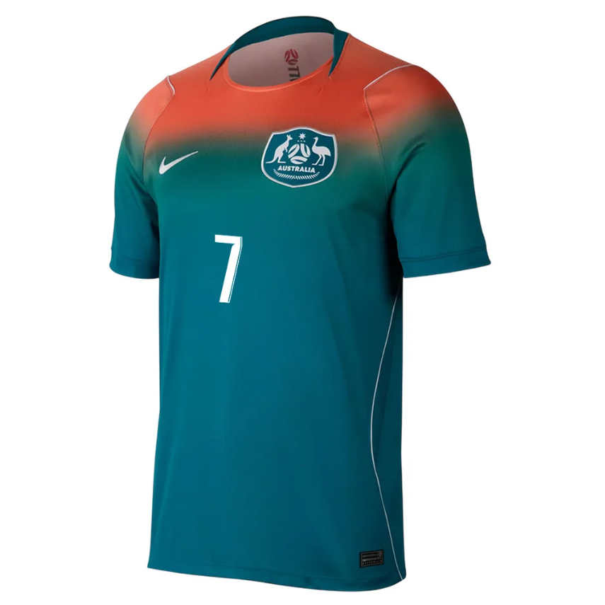 Australien VM 2026 Bortatröja Mathew Leckie 7 Fotbollströja Herr