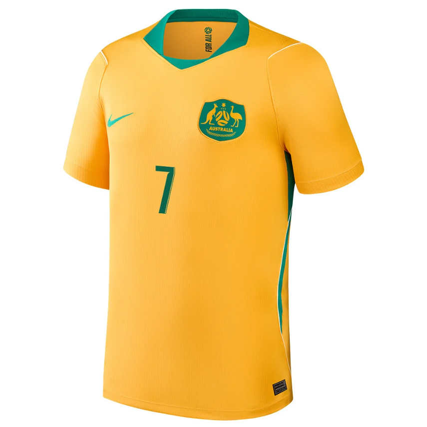 Australien VM 2026 Hemmatröja Mathew Leckie 7 Fotbollströja Herr