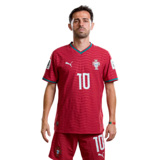 Bernardo Silva 10 Portugal Landslag VM 2026 Hemmaställ Herr