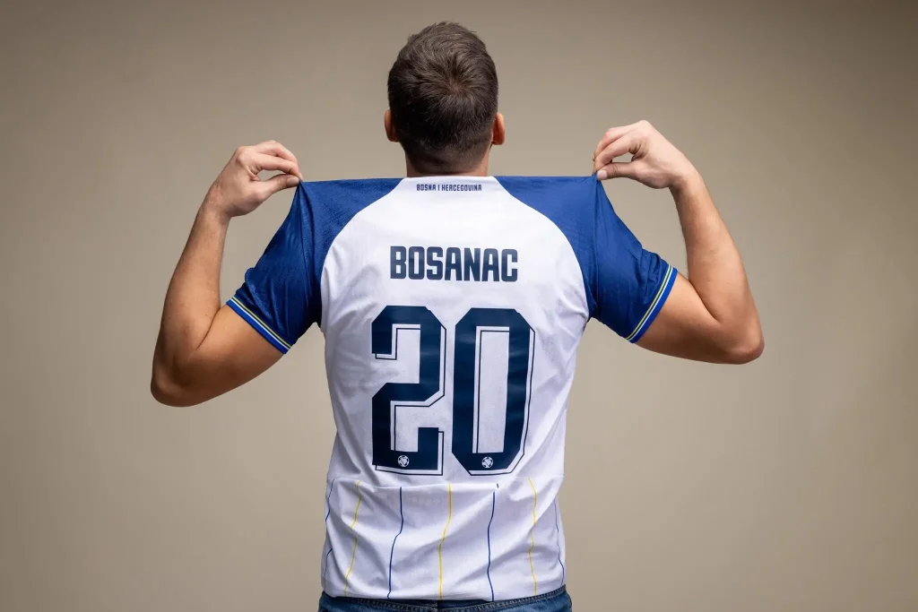 Bosnien och Hercegovina Bortatröja 2026-2027 BOSANAC 20 Herr Fotbollströja