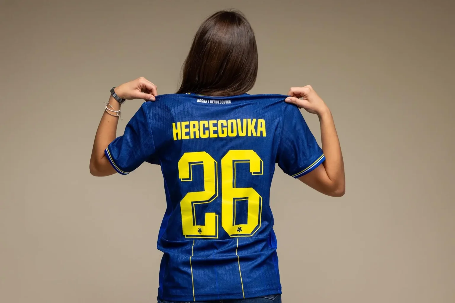 Bosnien och Hercegovina Hemmatröja VM 2026 HERCEGOVKA 26 Herr Fotbollströja 2026-2027