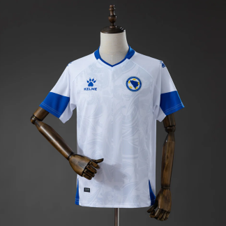 Bosnien och Hercegovina Bortatröja 2023-2026 Herr Kortärmad Fotbollströja
