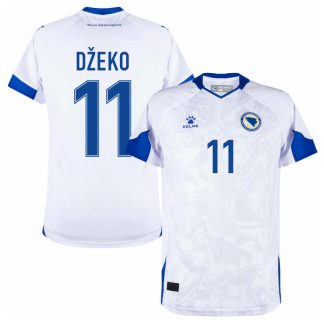 Bosnien och Hercegovina Bortatröja VM 2026 Edin Džeko 11 Herr Fotbollströja