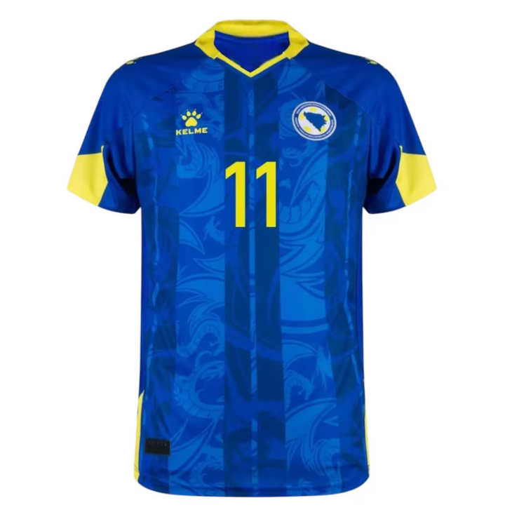 Bosnien och Hercegovina Hemmatröja 2026 Džeko #11 Fotbollströja