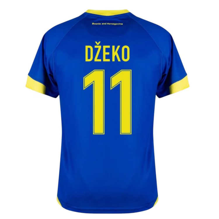 Bosnien och Hercegovina Hemmatröja 2026 Džeko #11 Herr