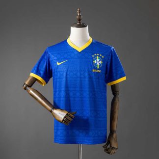 Brasilien Landslag VM 2026 Special Edition Blå Tröja Herr Fotbollströja