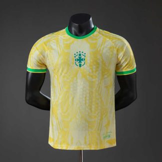 Brasilien Landslag VM 2026 Special Edition Gul Spelarversion Herr Fotbollströja