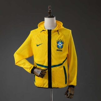 Brasilien VM 2026 Anthem Jacka Gul Herr Fotbollsträningsjacka