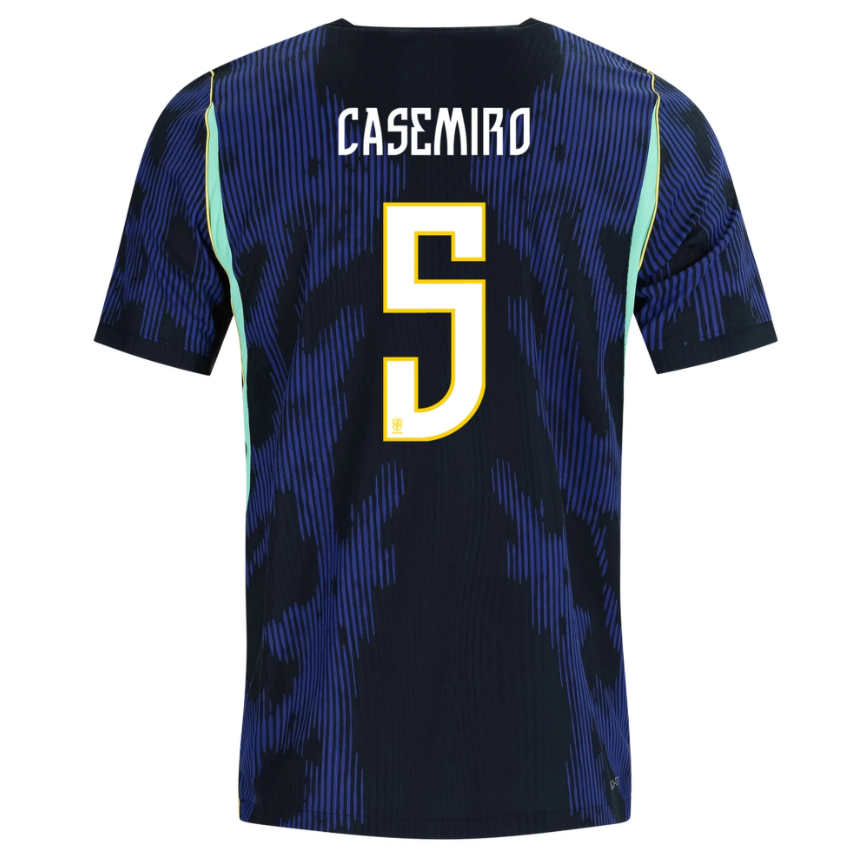 Brasilien VM 2026 Bortatröja Casemiro 5 Herr Fotbollströja