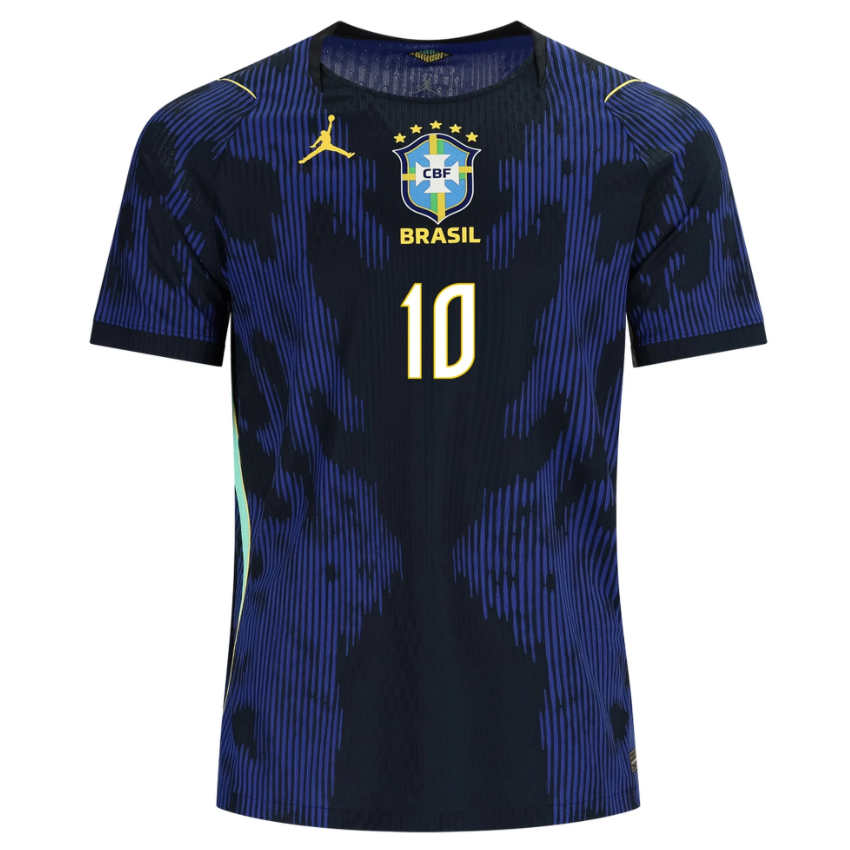Brasilien VM 2026 Bortatröja Pelé 10 Herr Fotbollströja