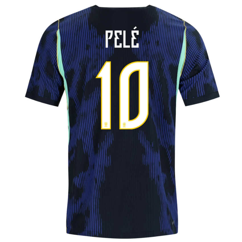Brasilien VM 2026 Bortatröja Pelé 10 Herr Fotbollströja
