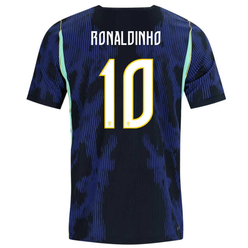 Brasilien VM 2026 Bortatröja Ronaldinho 10 Herr Fotbollströja